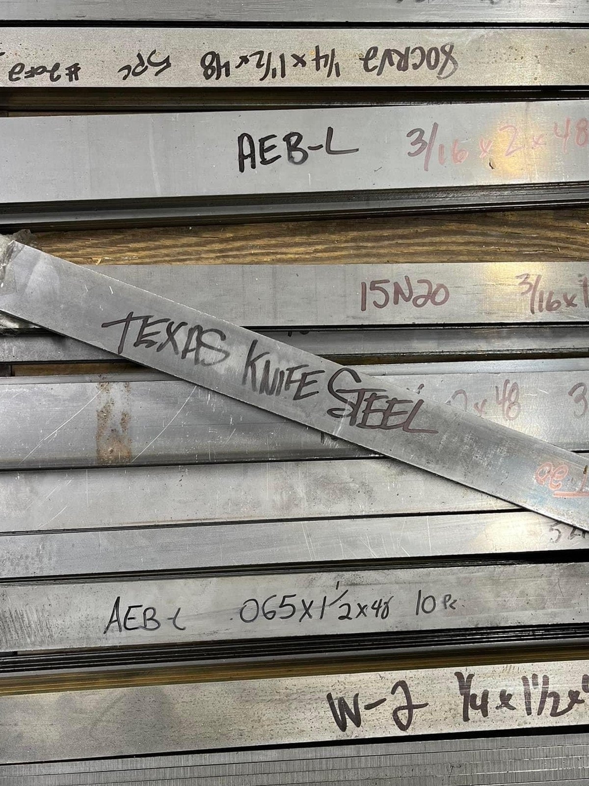 0103 1084 (1/16) .065 x 2 x 48 Texas Knife Steel